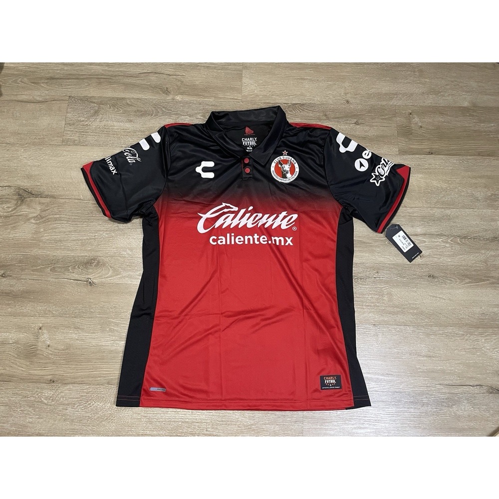 NWT Charly Club Tijuana Xolos 17/18 Mens Sz XL Home Futbol Soccer Jersey